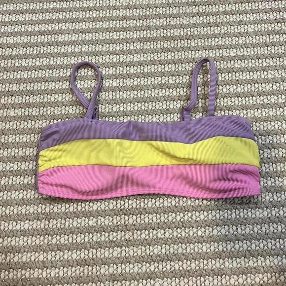 Beach Riot Kay Top Sublime Spring Colorblock - Bikini Top - Picture 2 of 5